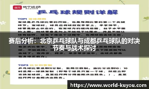 赛后分析：北京乒乓球队与成都乒乓球队的对决节奏与战术探讨